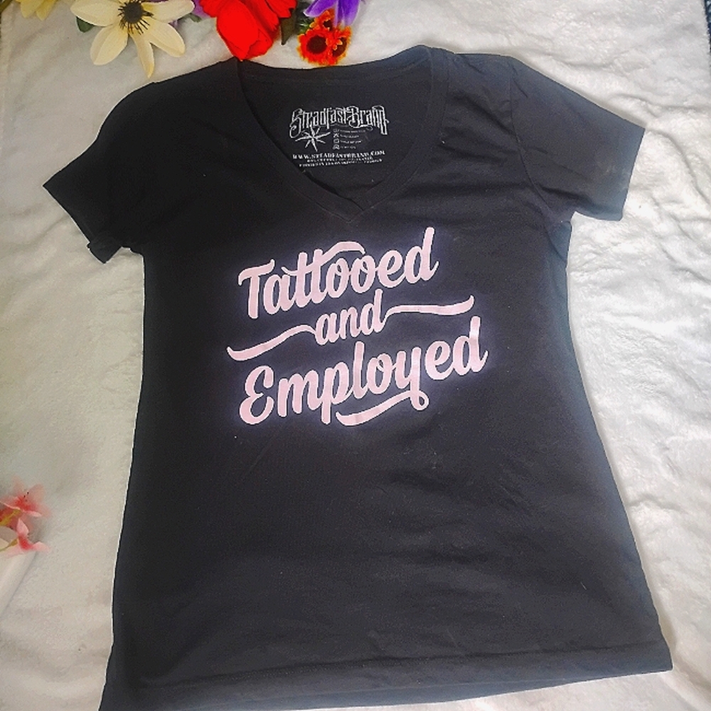 Women's ~Tattooed And Employed~ Short sleeve T-shirt